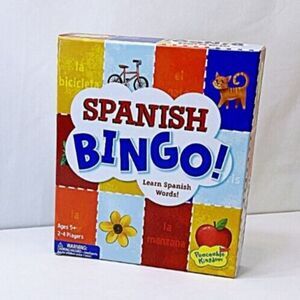 MindWare Spanish Bingo - Kids learn basic Spanish words and pronunciation Age 5+